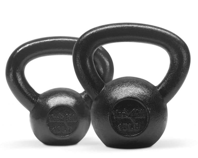 Yes4All Solid Cast Iron Kettlebell