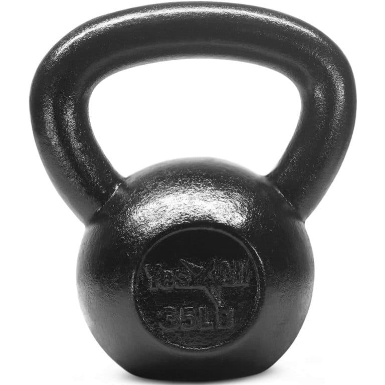 Yes4All Solid Cast Iron Kettlebells for full Body Workout